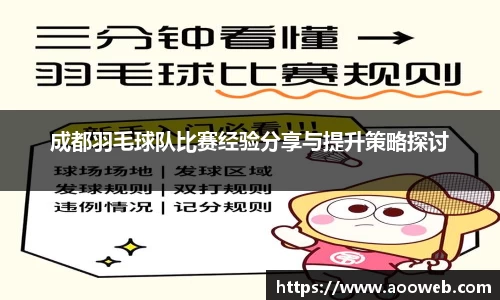 成都羽毛球队比赛经验分享与提升策略探讨
